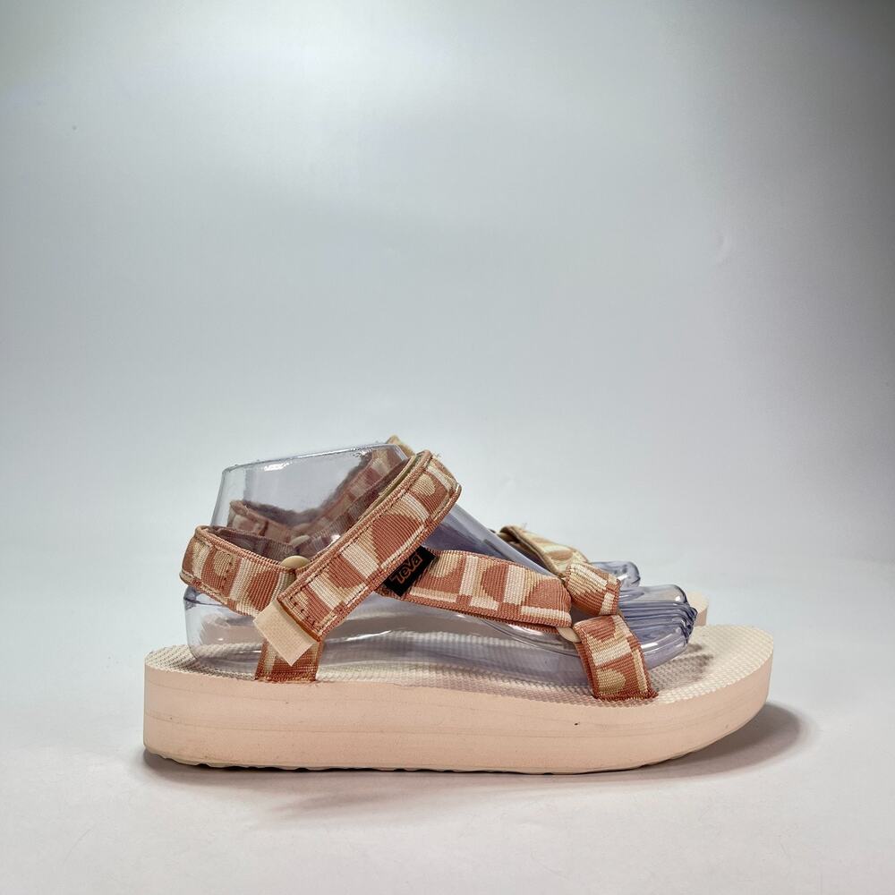 Teva Midform Universal Bounce Maple Sugar Platform Sandals 1090969 Womens Size 9